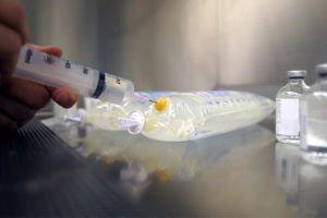 nutrient syringe bag and vials