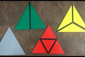 triangle boxes in different colors