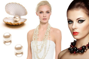  pearl link chain necklace wholesale.