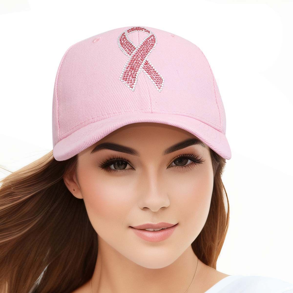 Cancer Awareness Ribbon Baseball Hats