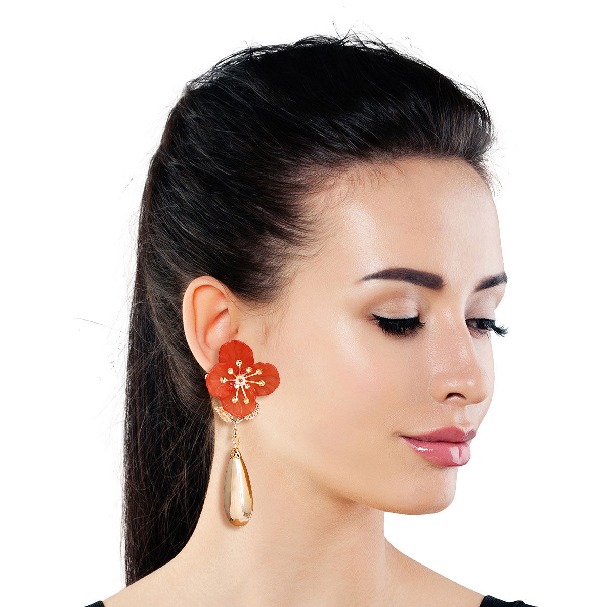 Flower Drop Earrings | SHEIN IN