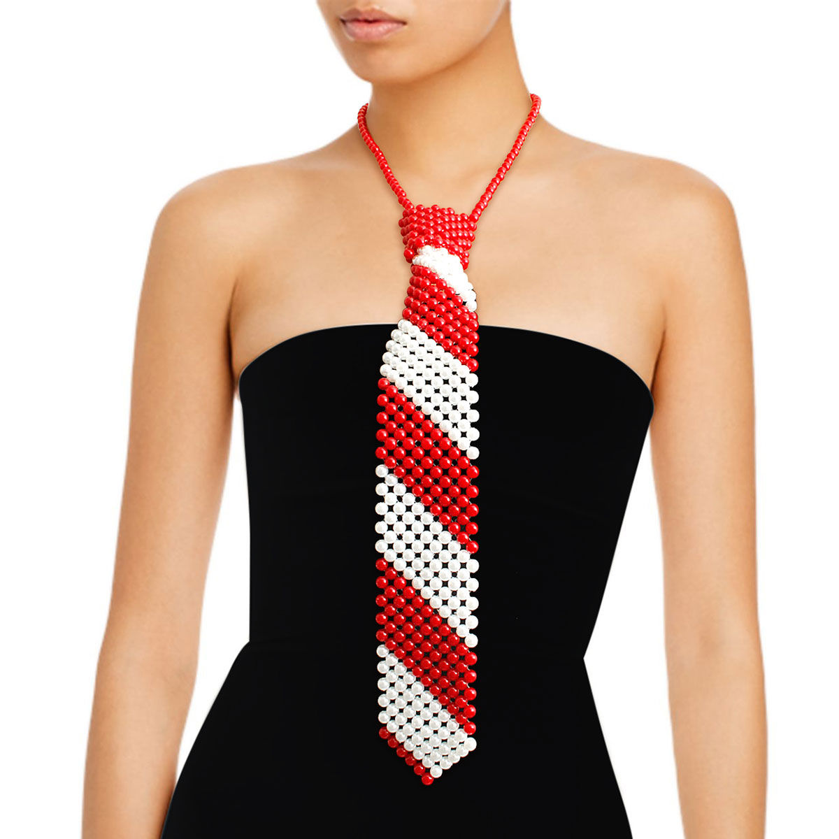 Red deals tie choker