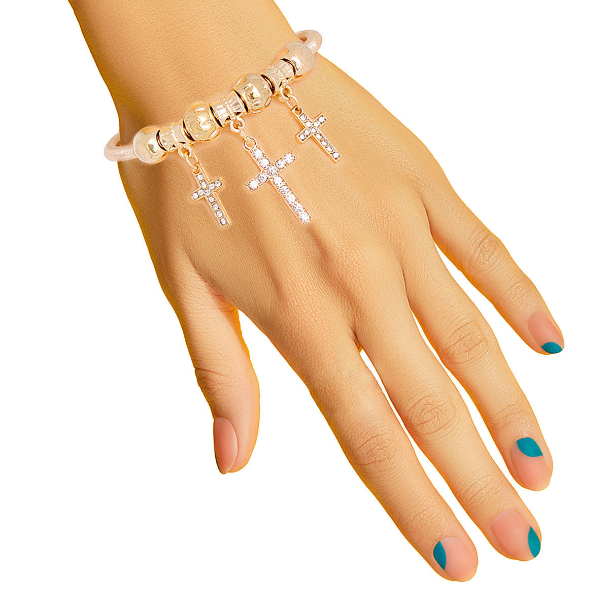 triple cross bracelet