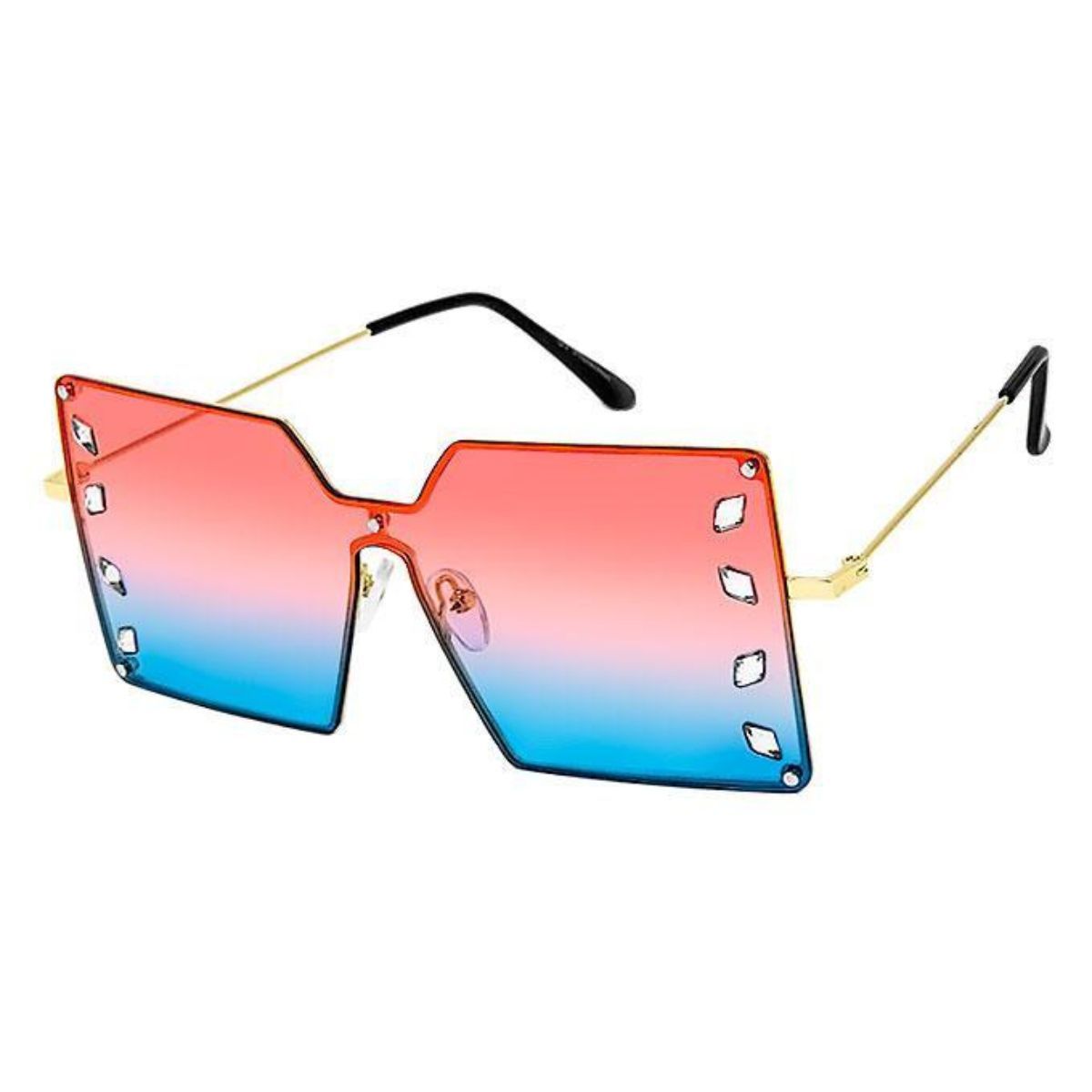 2 Pack Rimless Heart Shaped Sunglasses Women One Piece Transparent Trendy  Love Glasses | Fruugo NO