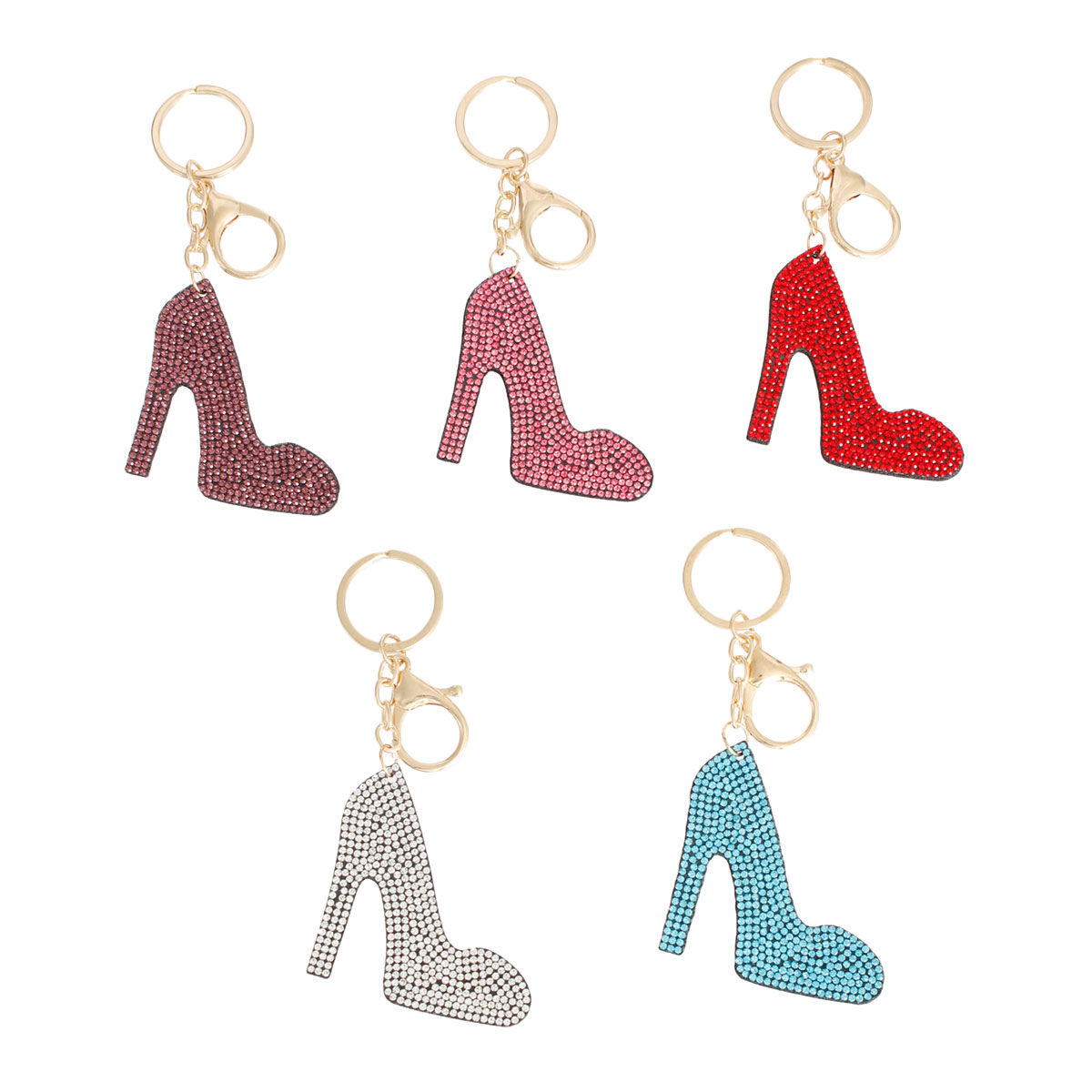 PinktownUSA Red Heel Keychain Clip