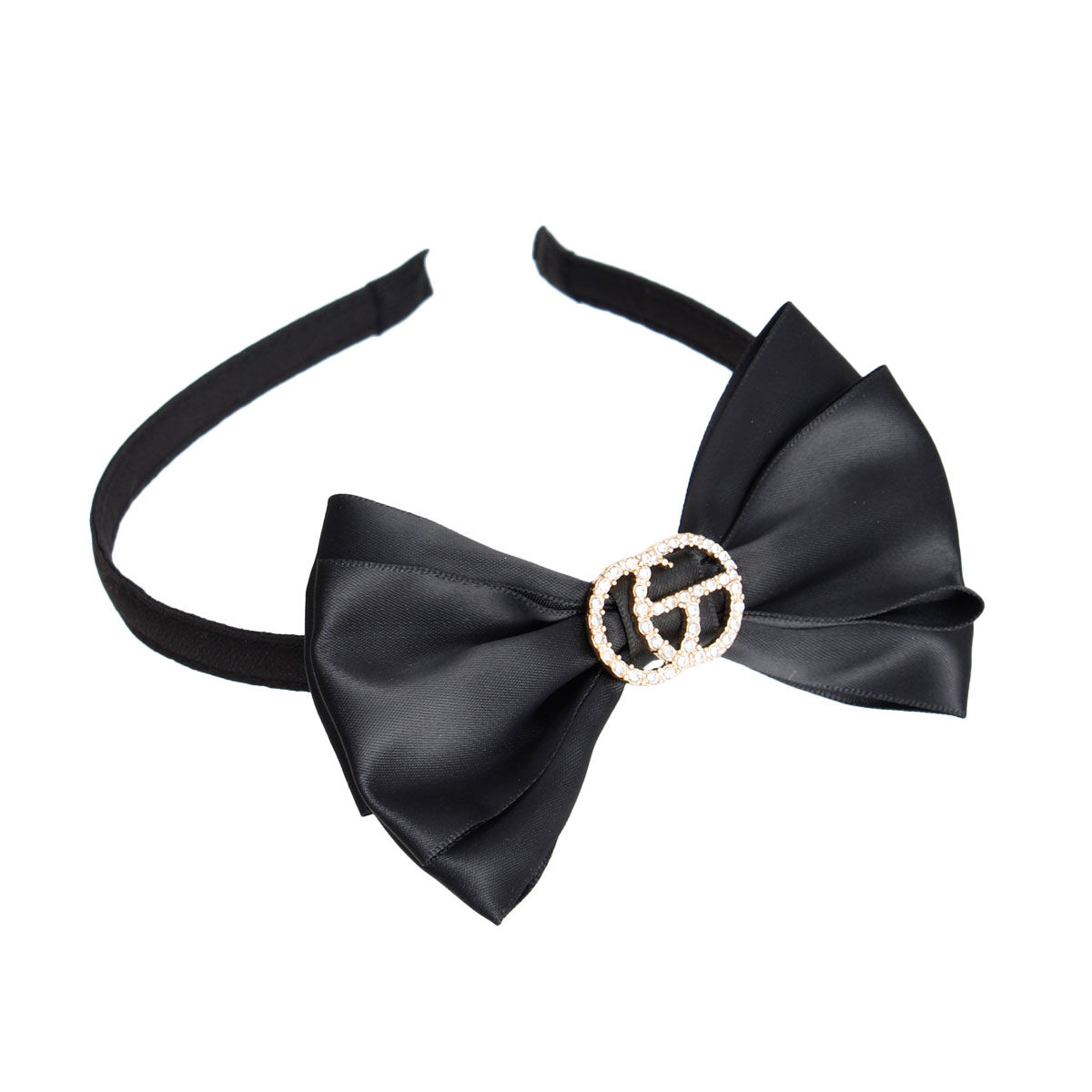 GG Silk Bow Tie in Black - Gucci