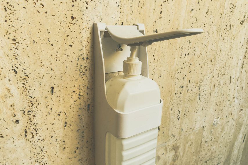 dispenser soap mounted on wall