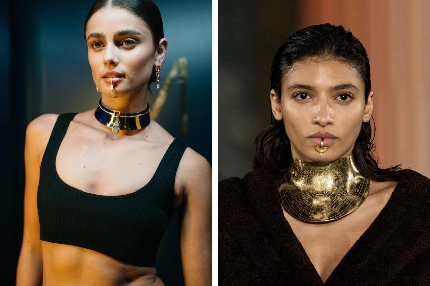 2023 fashion week chokers 2023 choker fashion