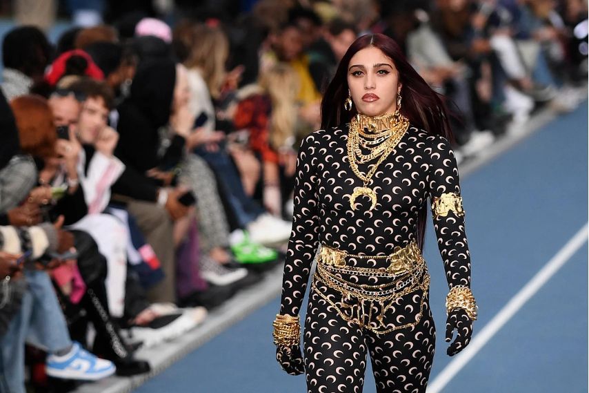 lourdes runway 2023 fashion week lourdes