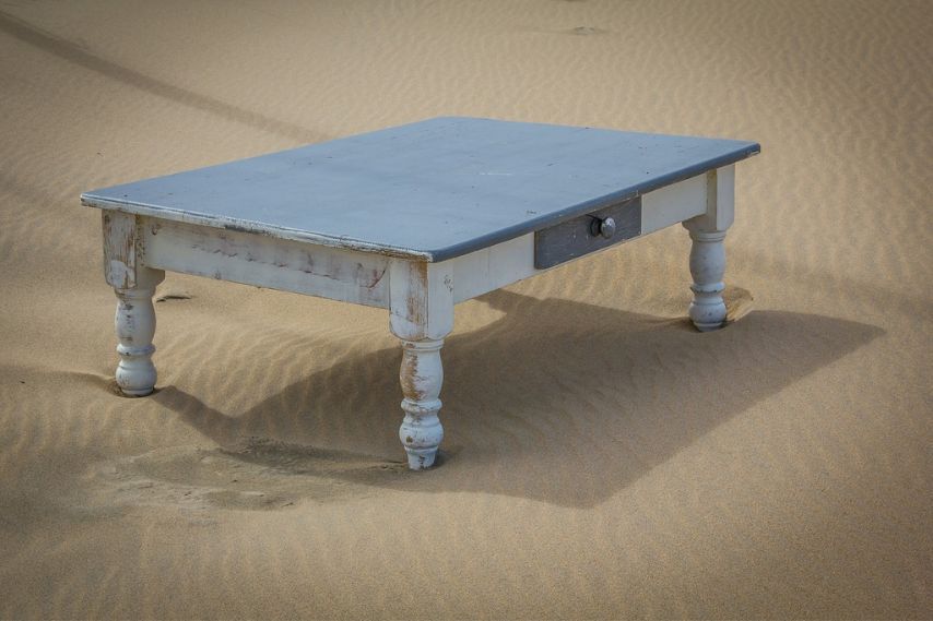 table sand beach