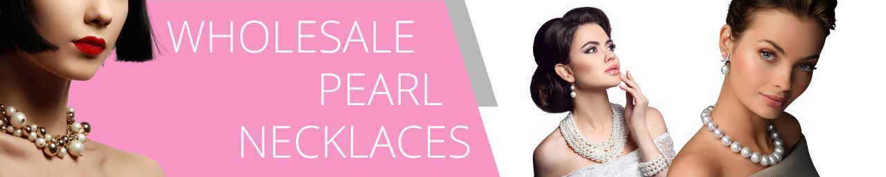 fashionable wholesale jewelry Pearl Link Necklaces