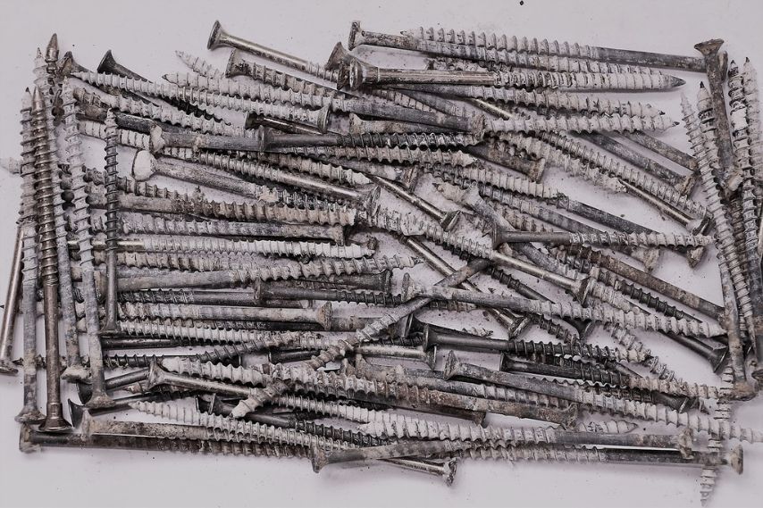 nails bolts cut out screws