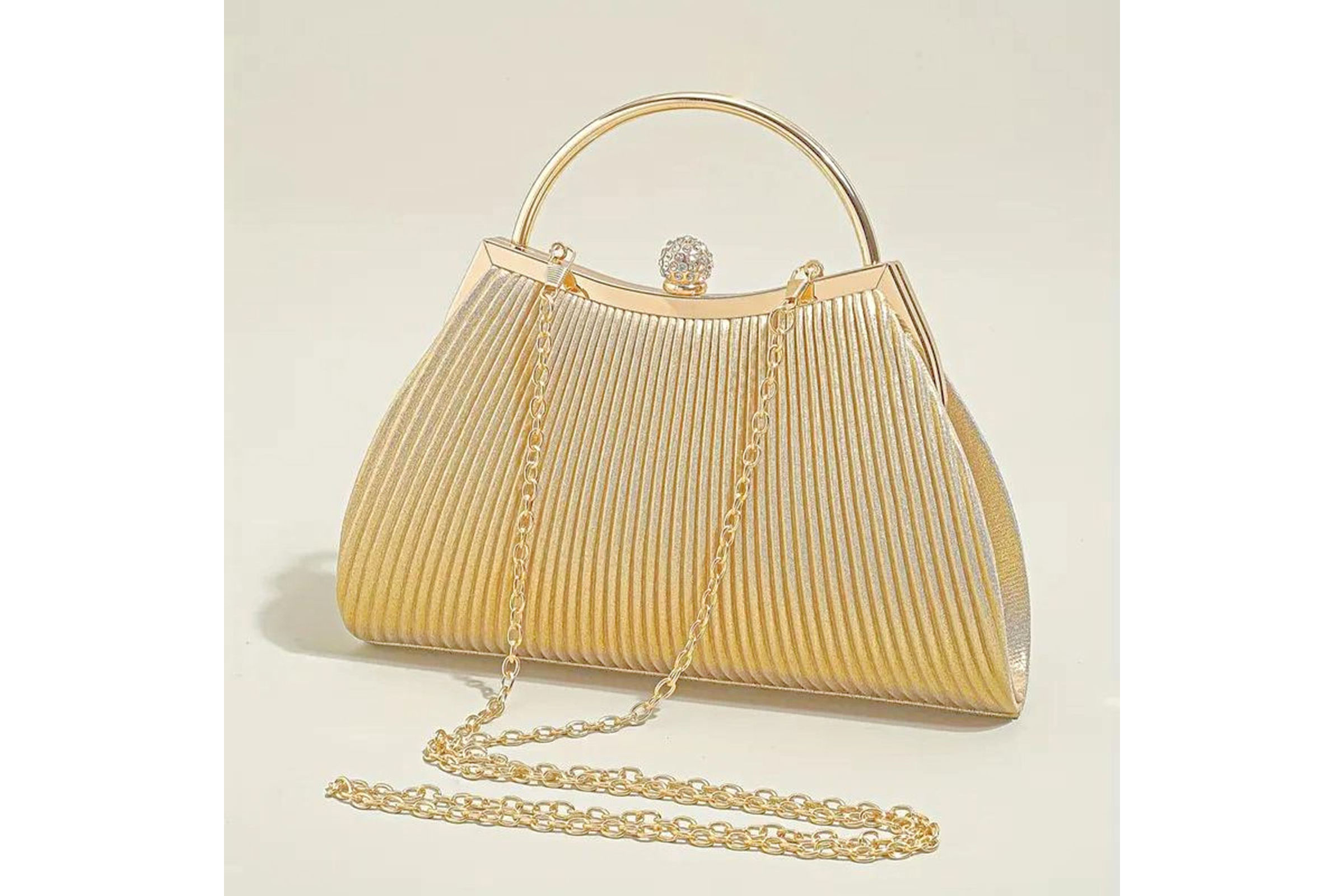 Women s Ruched Clutch Handbag