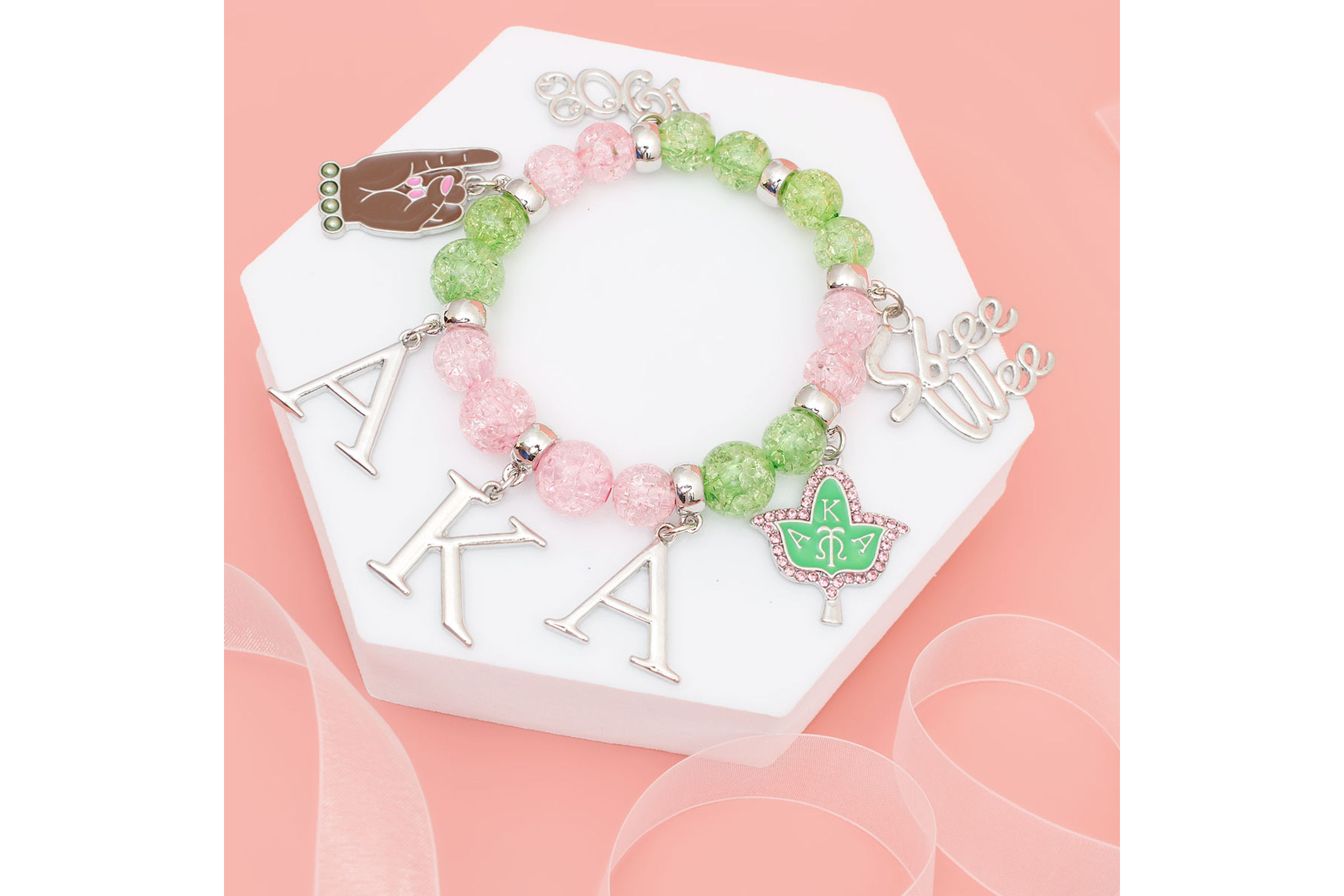 Aka Skee Wee Bead Charm Bracelet