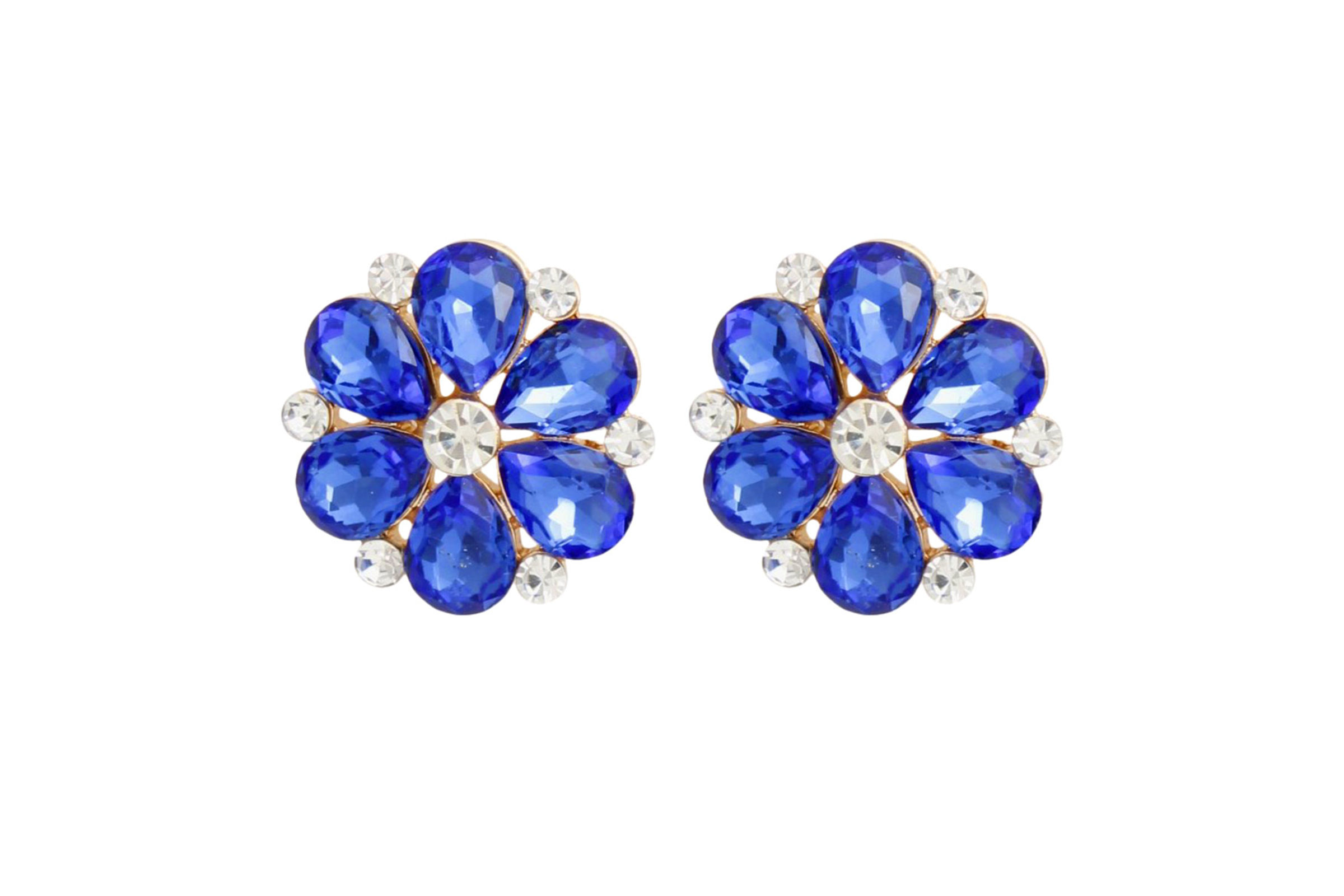 Royal blue studs new arrivals