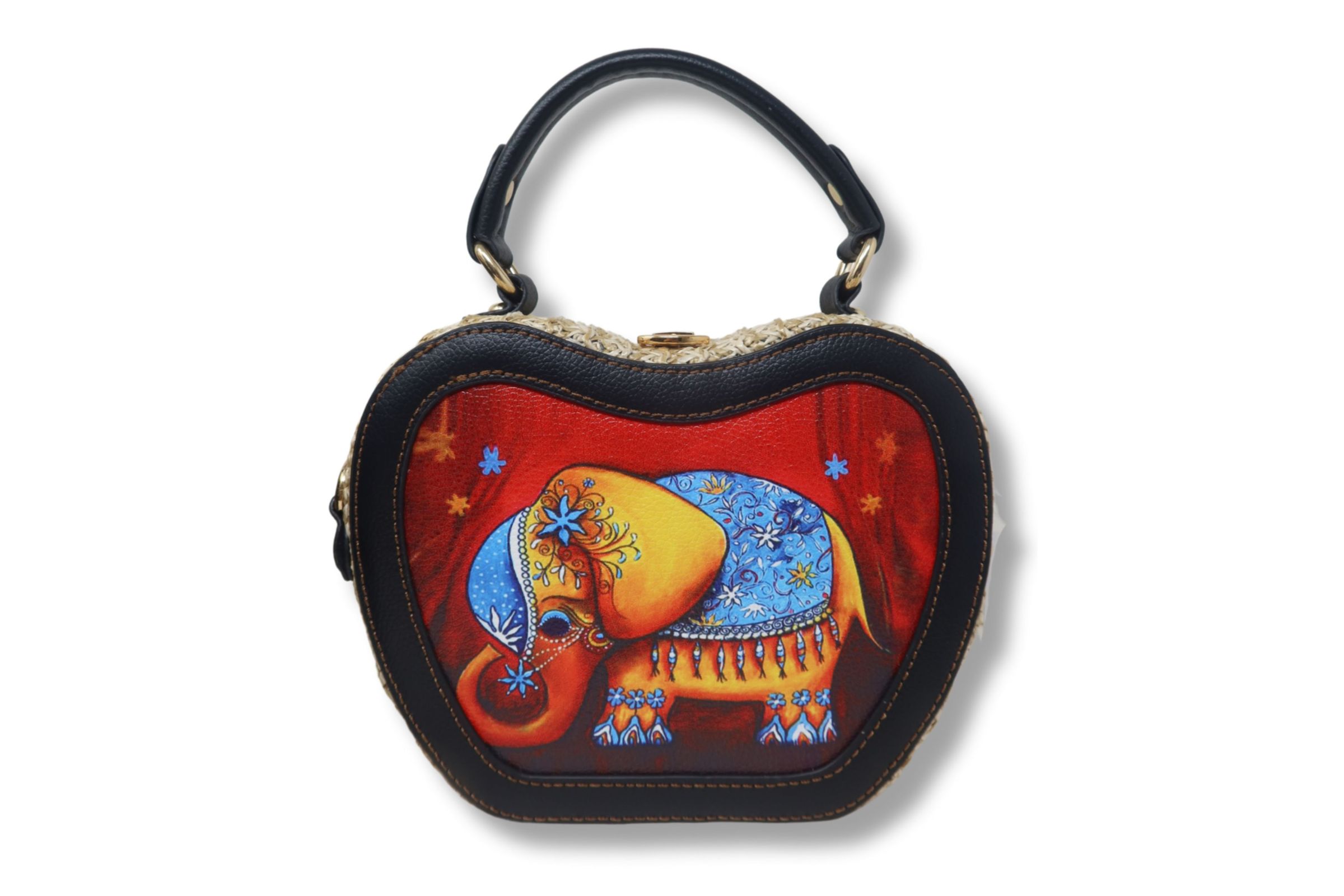 Elephant straw bag shop