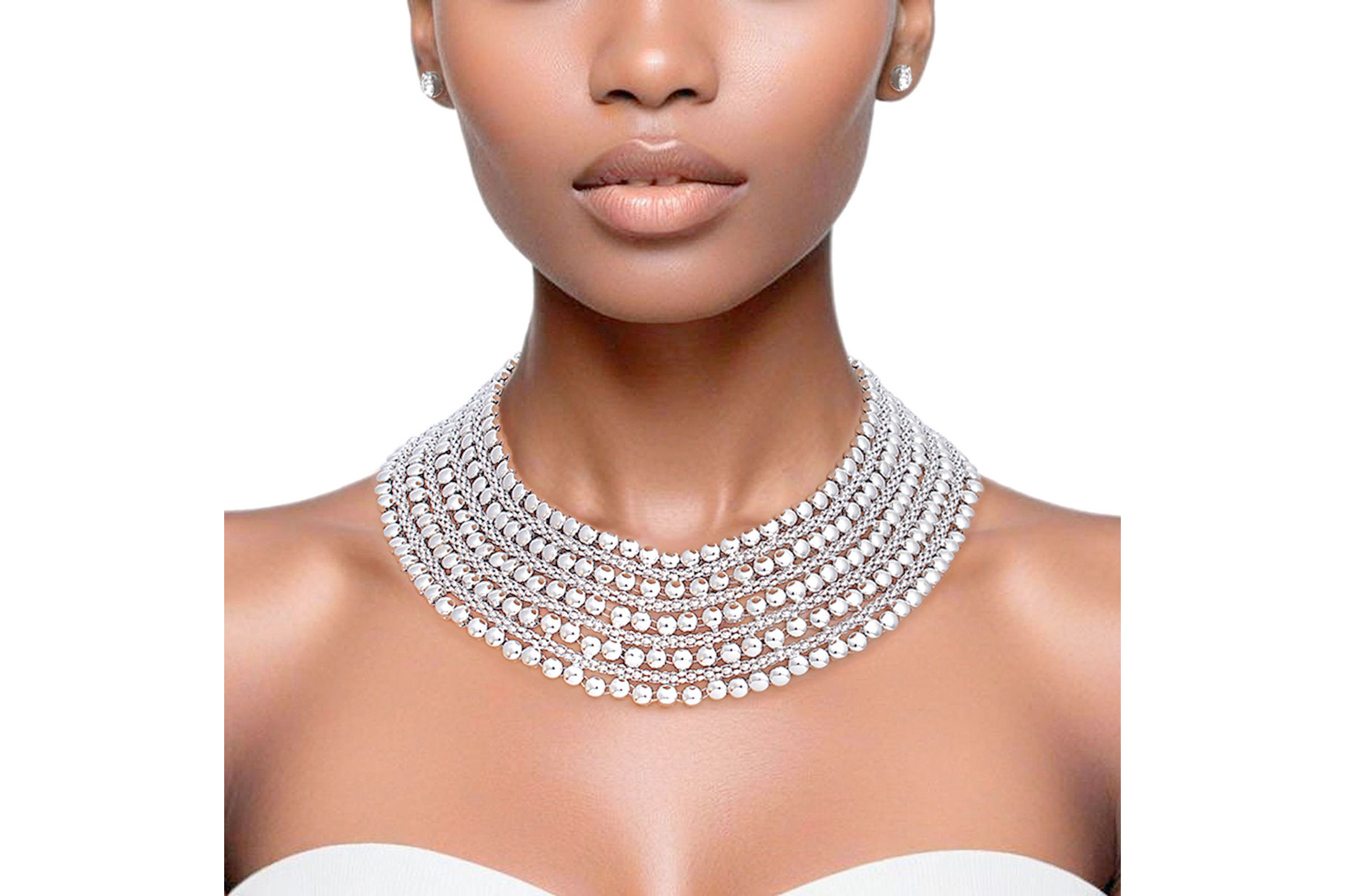 Chainmail choker necklace online