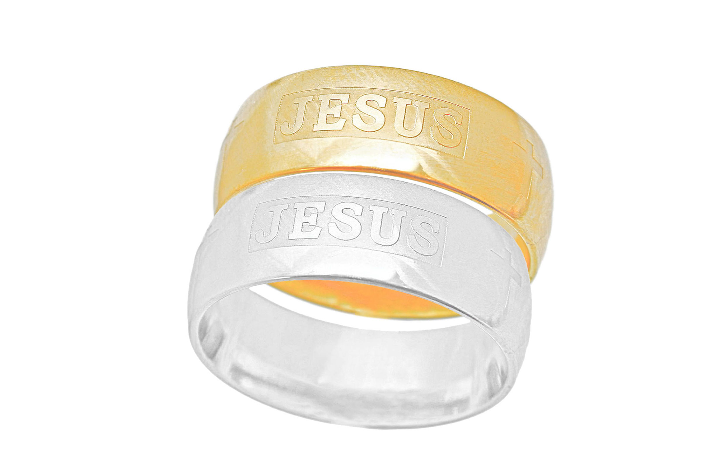 Stainless steel jesus ring shop