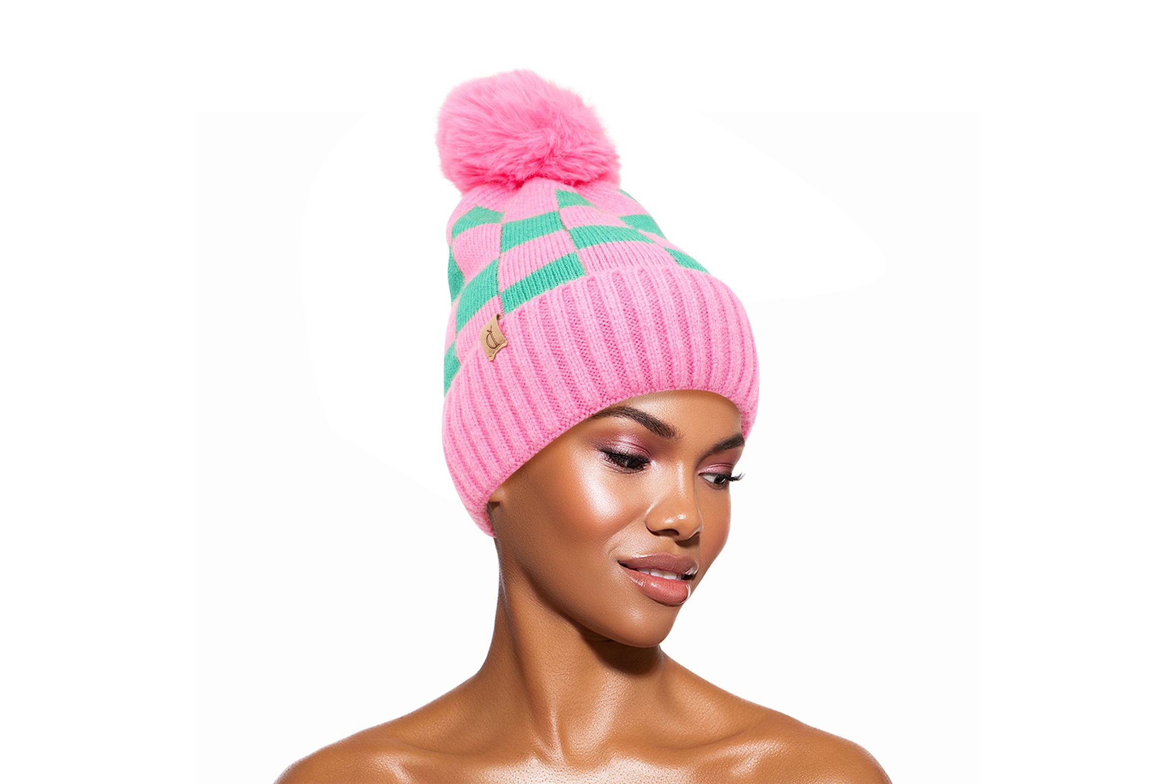 Womens wool pom pom hat on sale