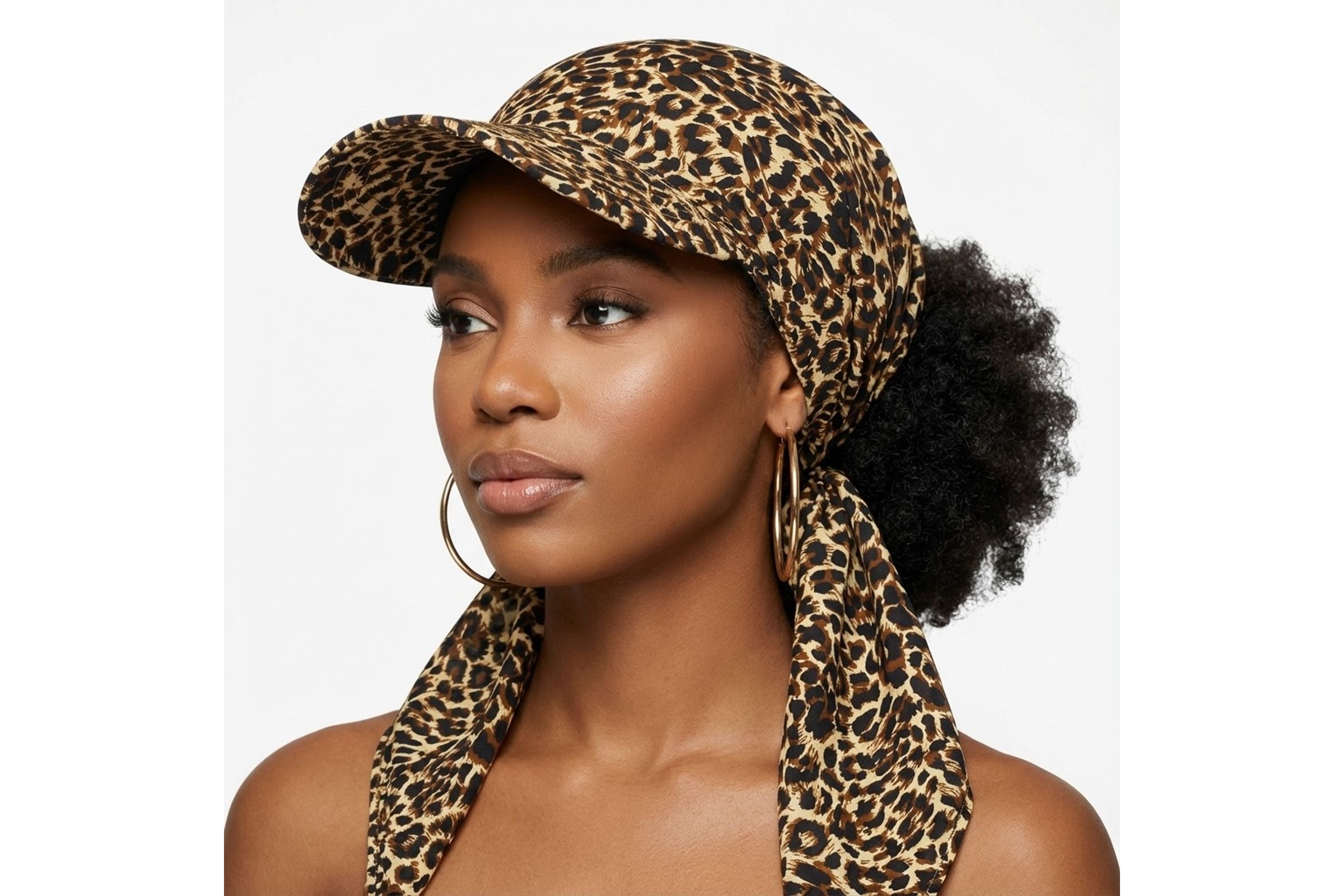 Multicolor Casual Women\'s Thick Warm Leopard Hat Leopard CC Beanie Pom Hat Women Teens Truly Contagious main image 3
