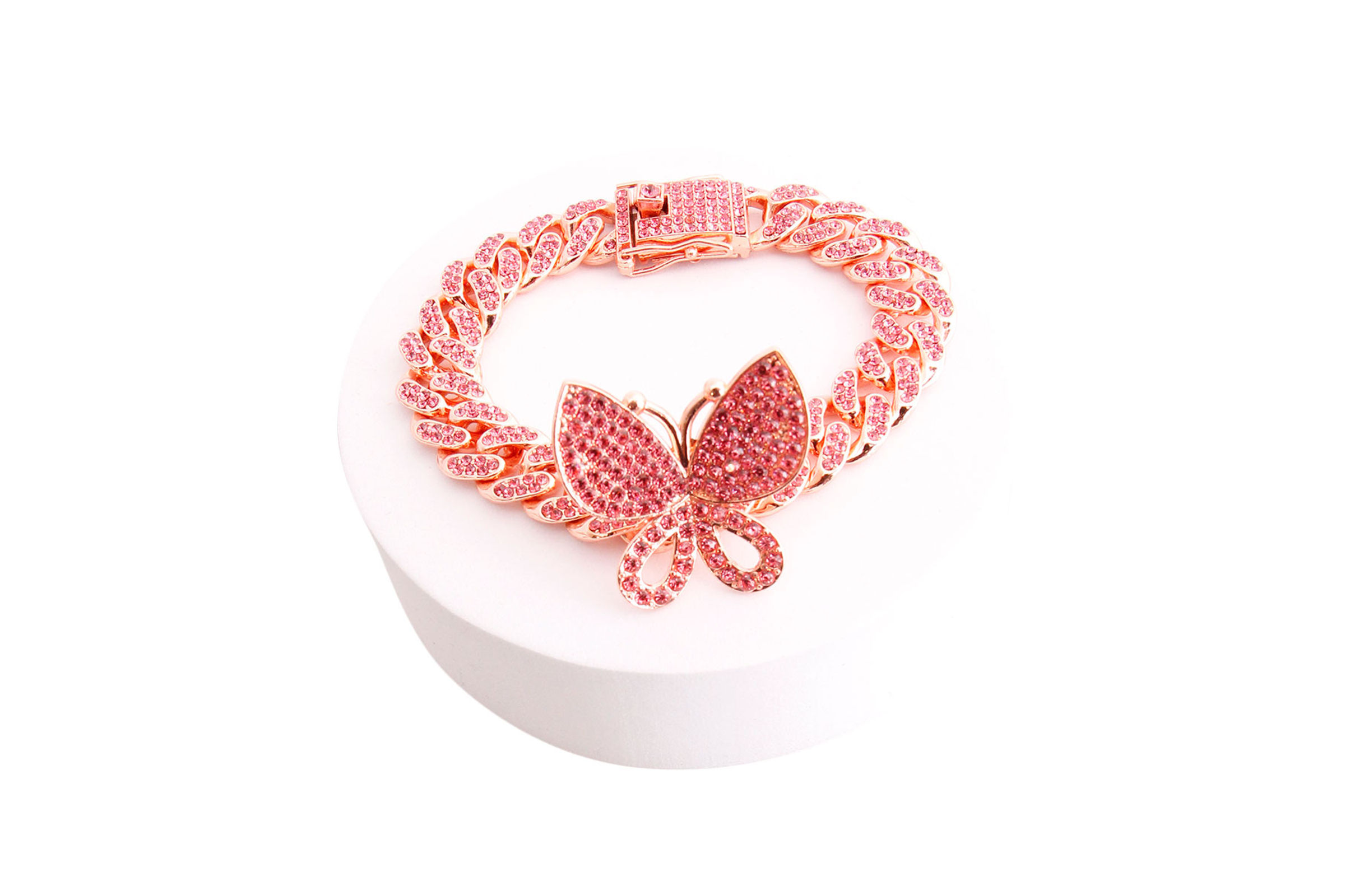 Butterfly cuban bracelet discount