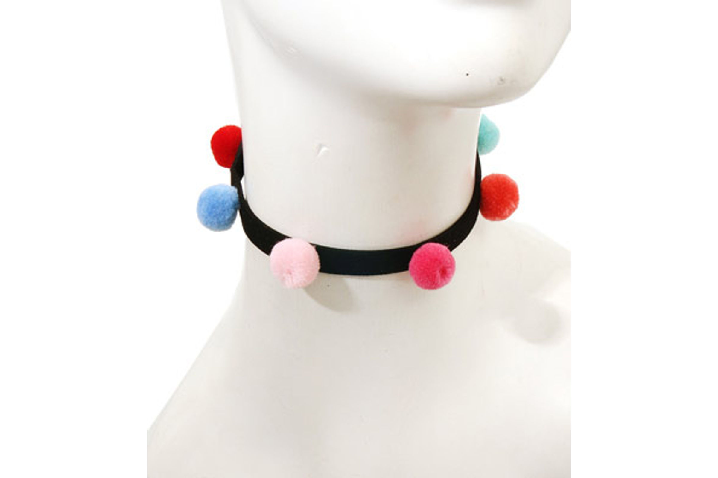 Pom pom choker discount