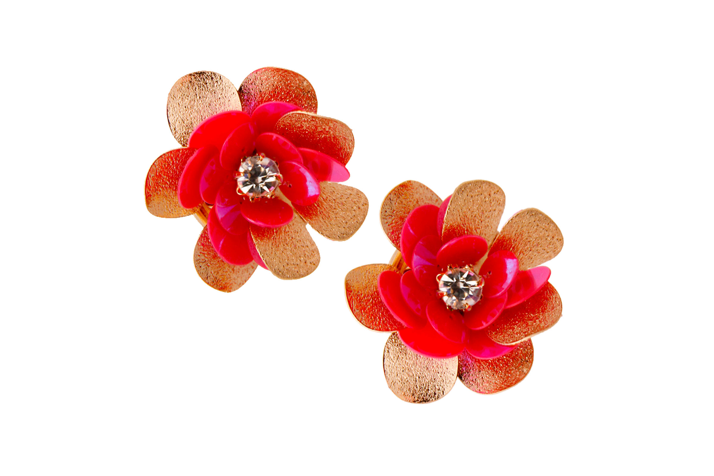 Sequin flower earrings 2025
