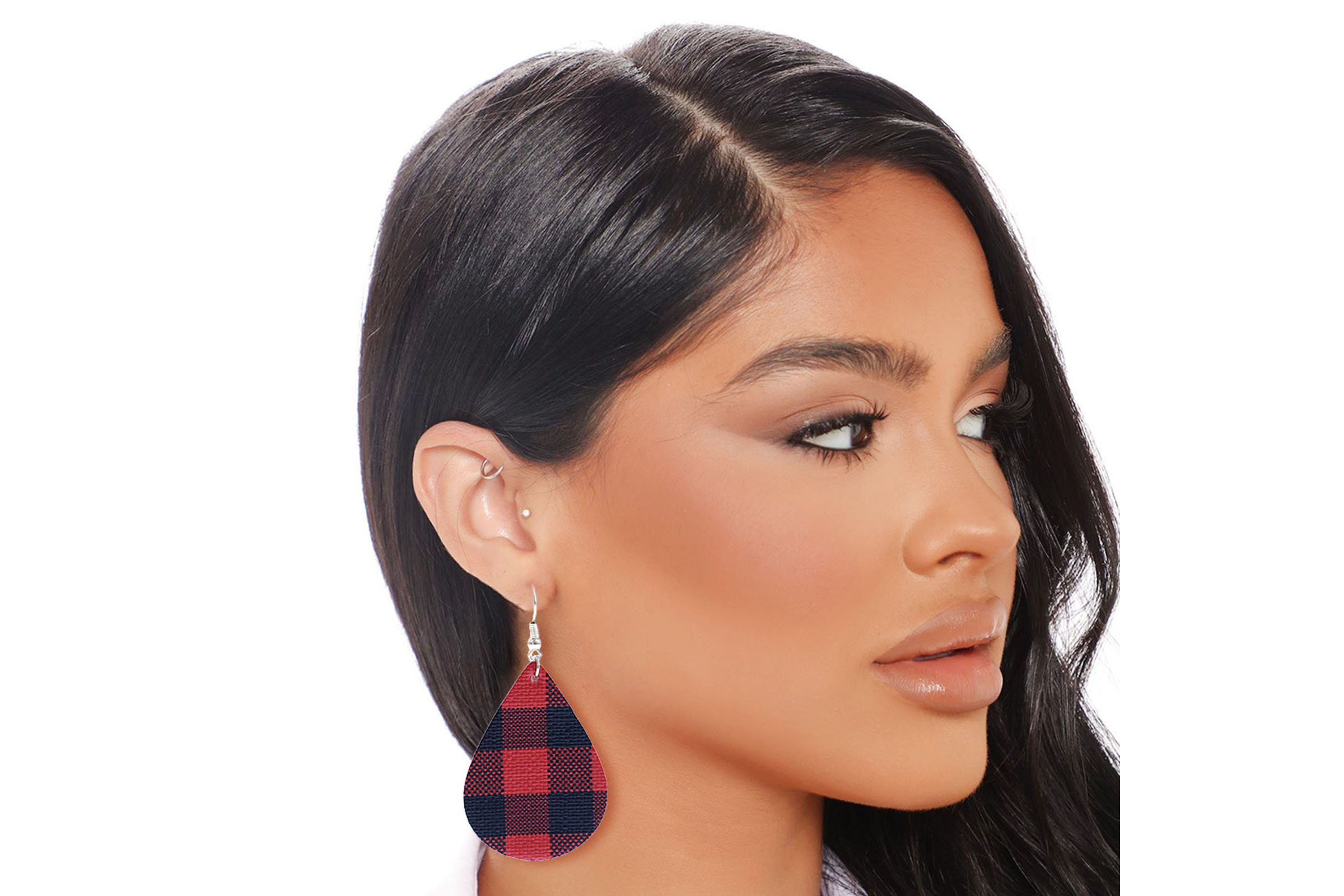 Buffalo plaid earrings wholesale online