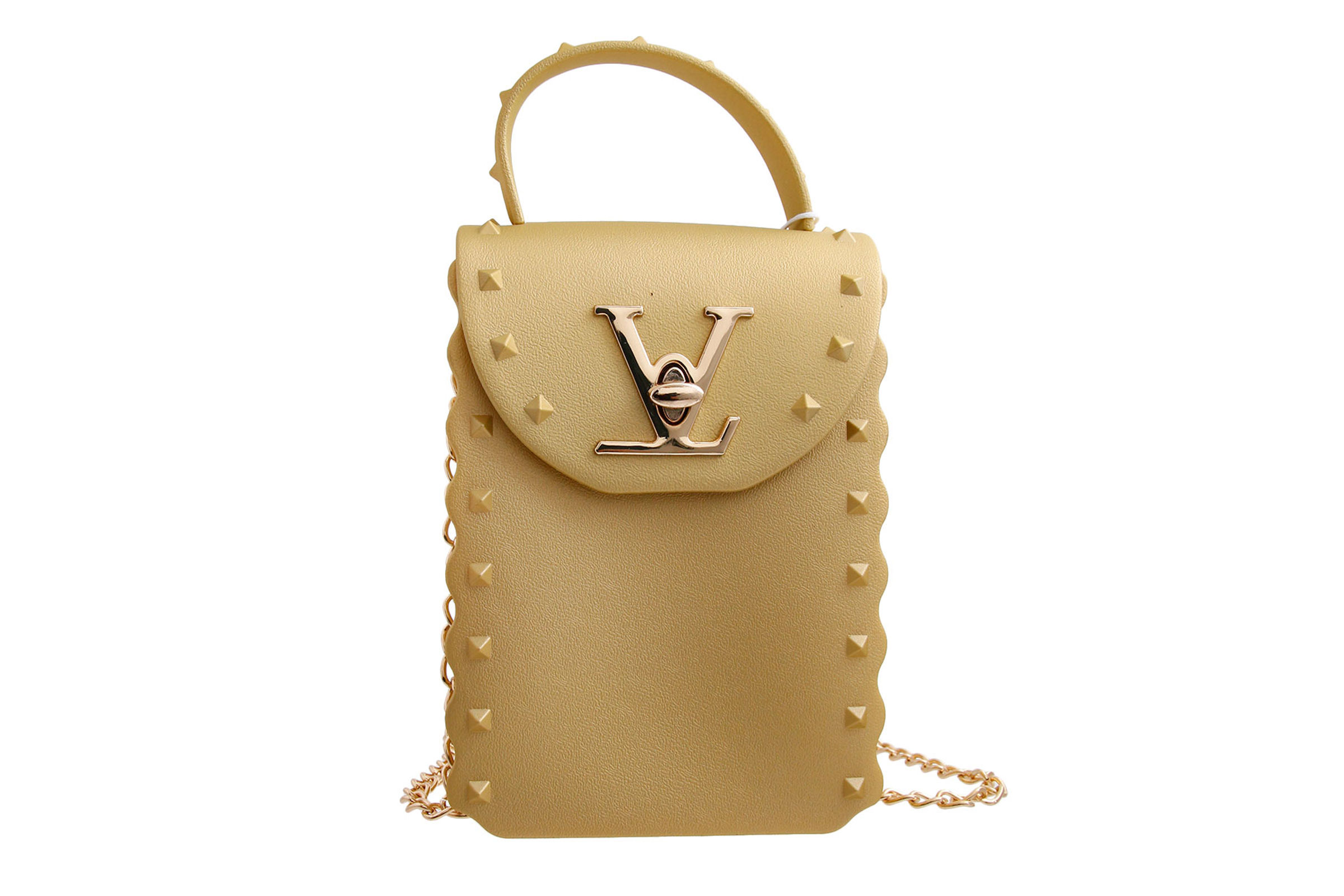 Gold LV Luxury Jelly Crossbody Bag Order Wholesale