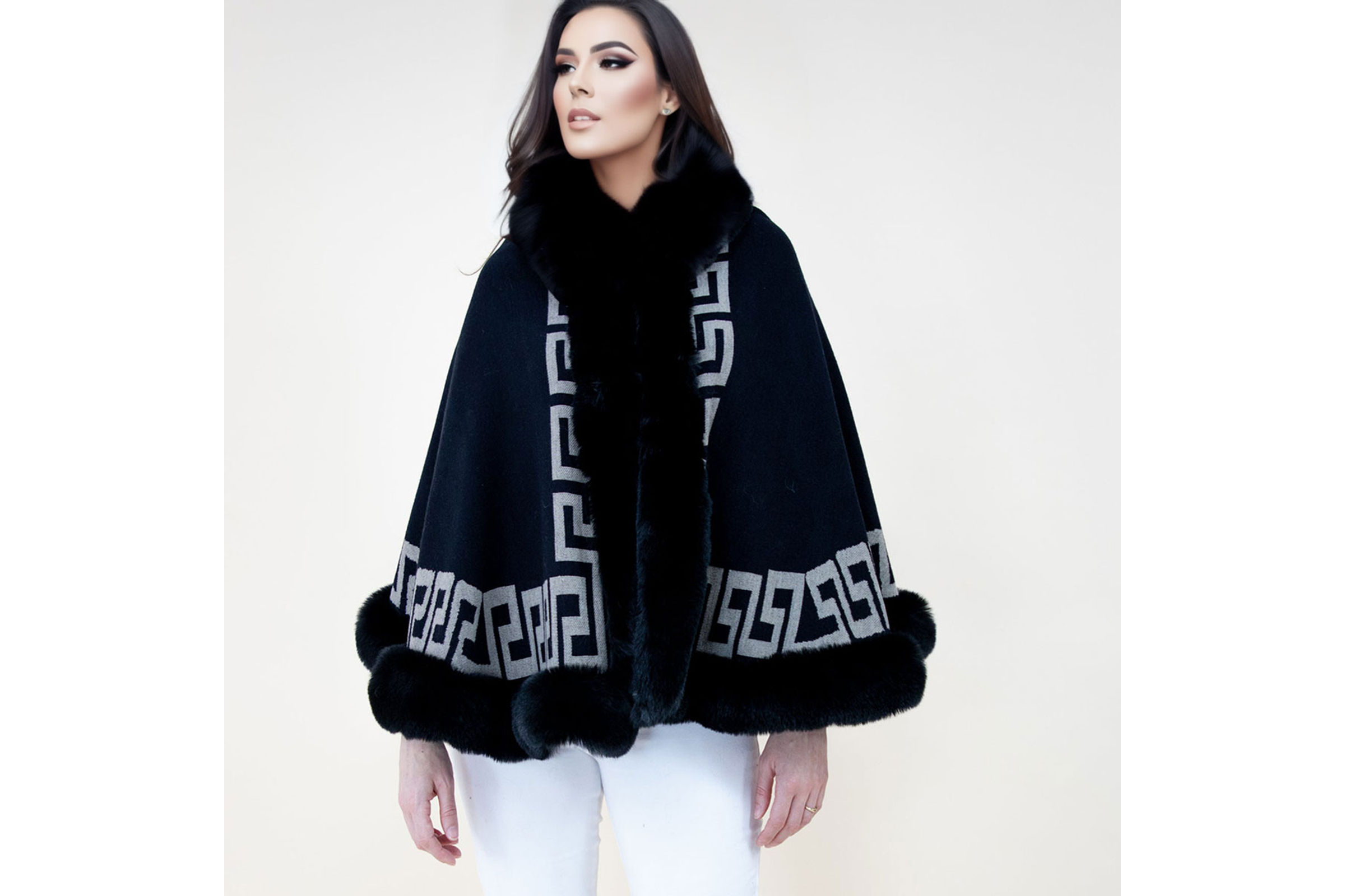 Women's ruana wrap discount