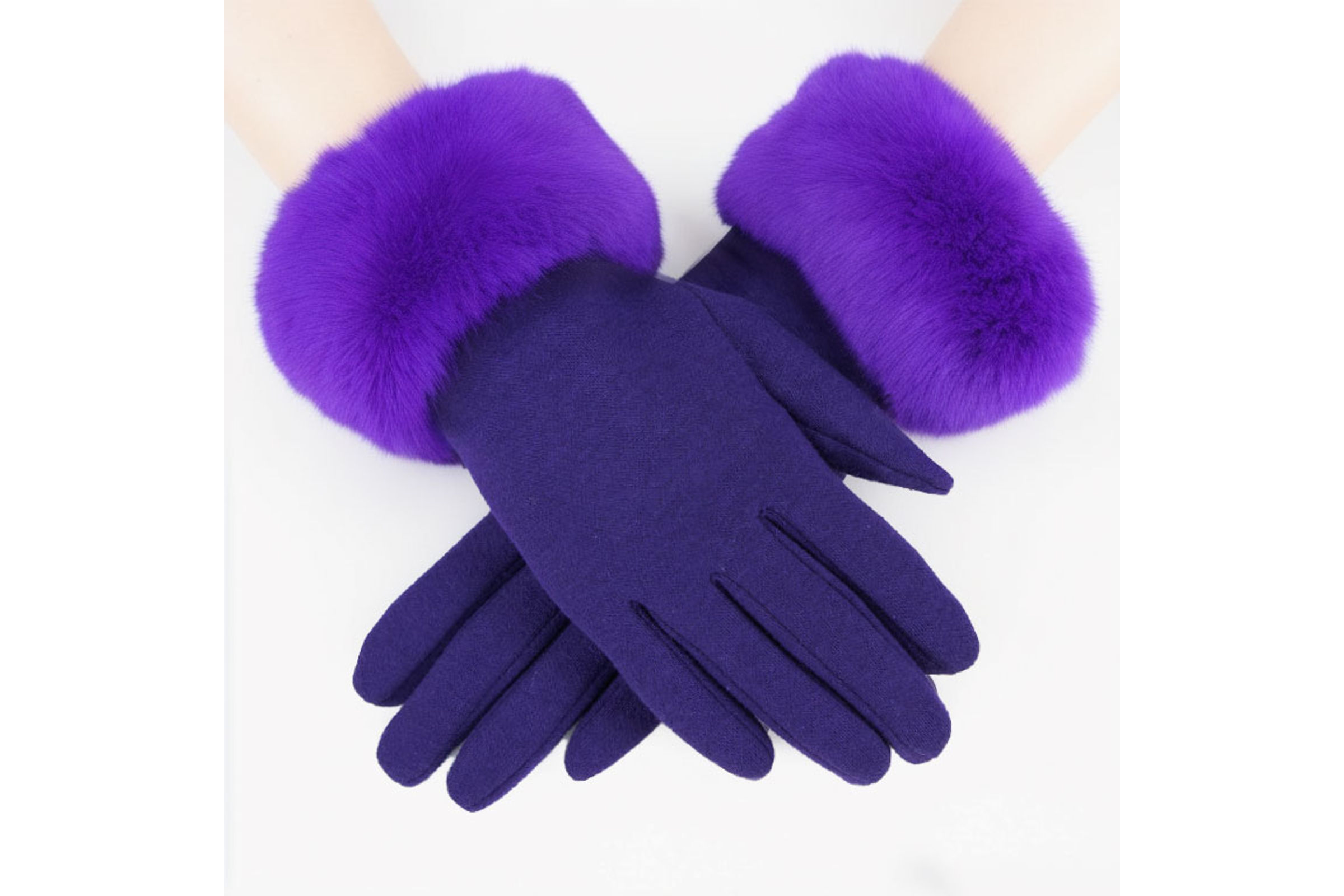 Womens purple winter gloves store