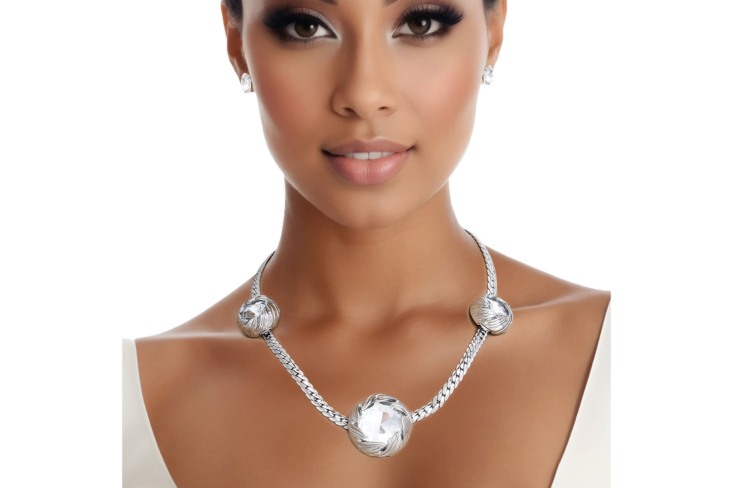 Women's discount double necklace
