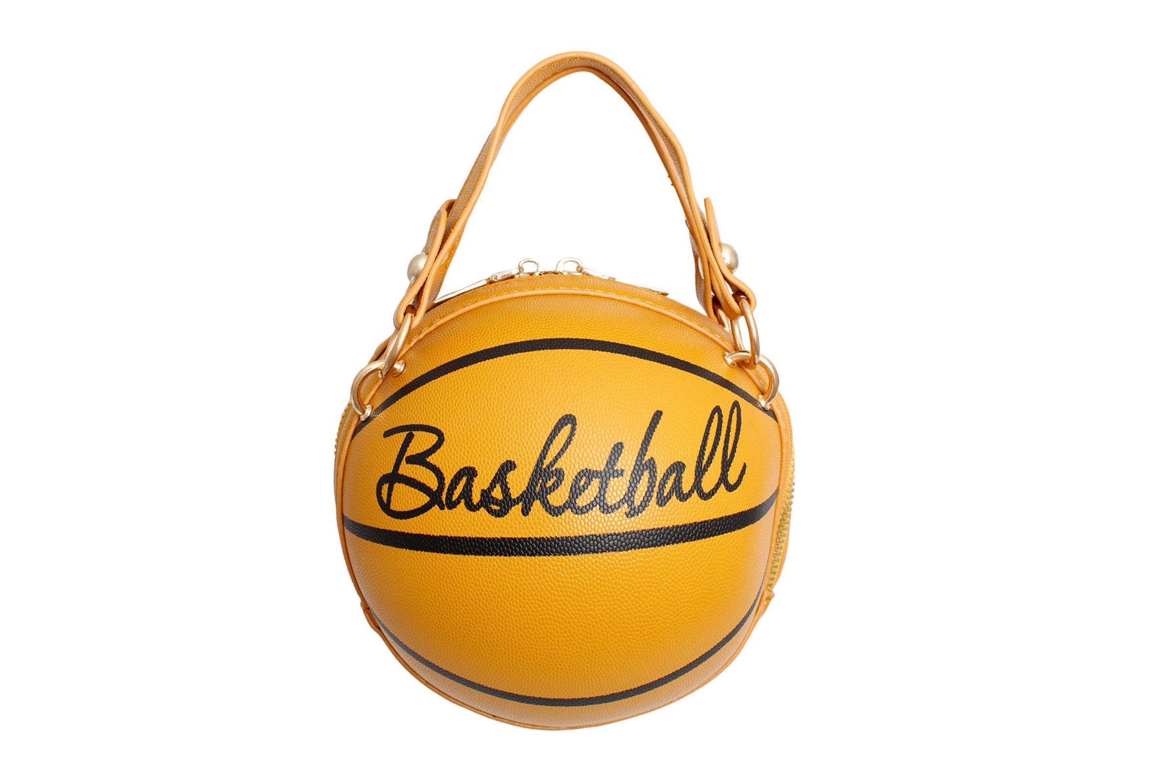 Yellow basketball purse clearance