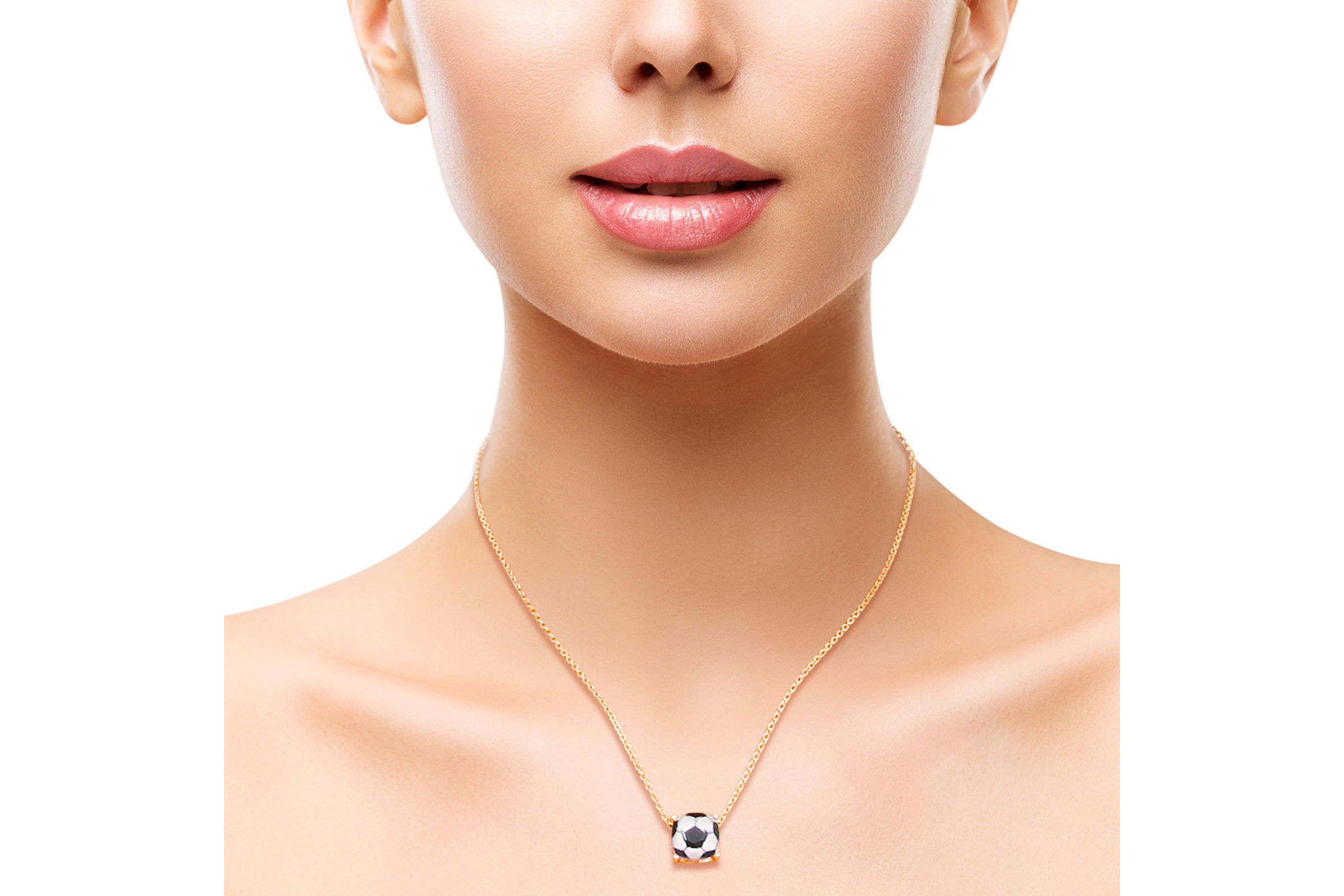 Gold soccer best sale chain