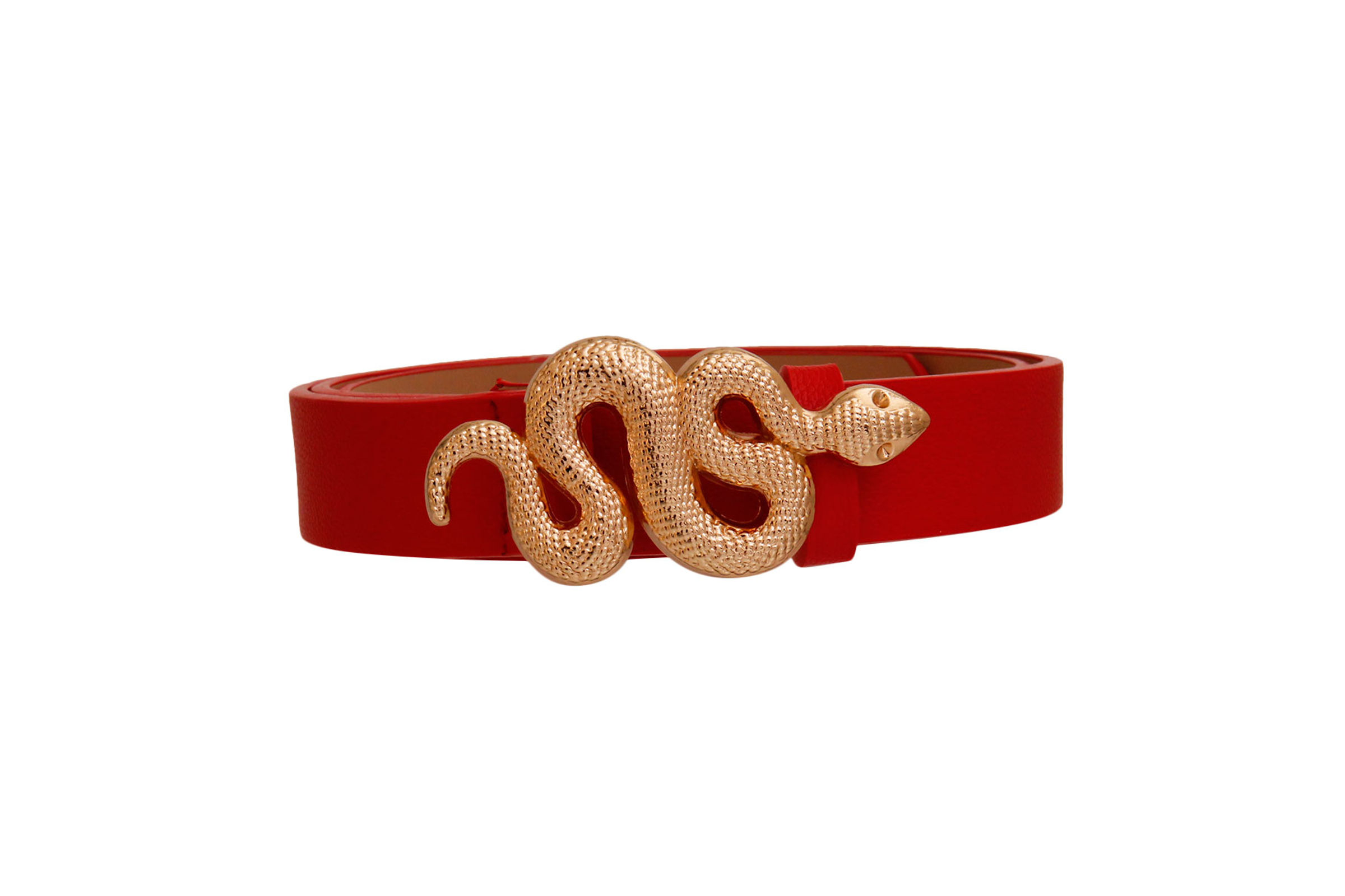 Black and Gold Snake Designer Belt- Order Wholesale