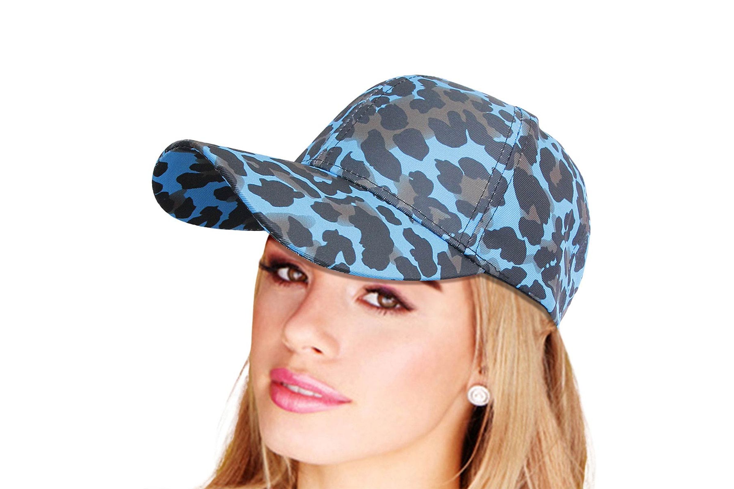 Blue Leopard Baseball Hat Order Wholesale