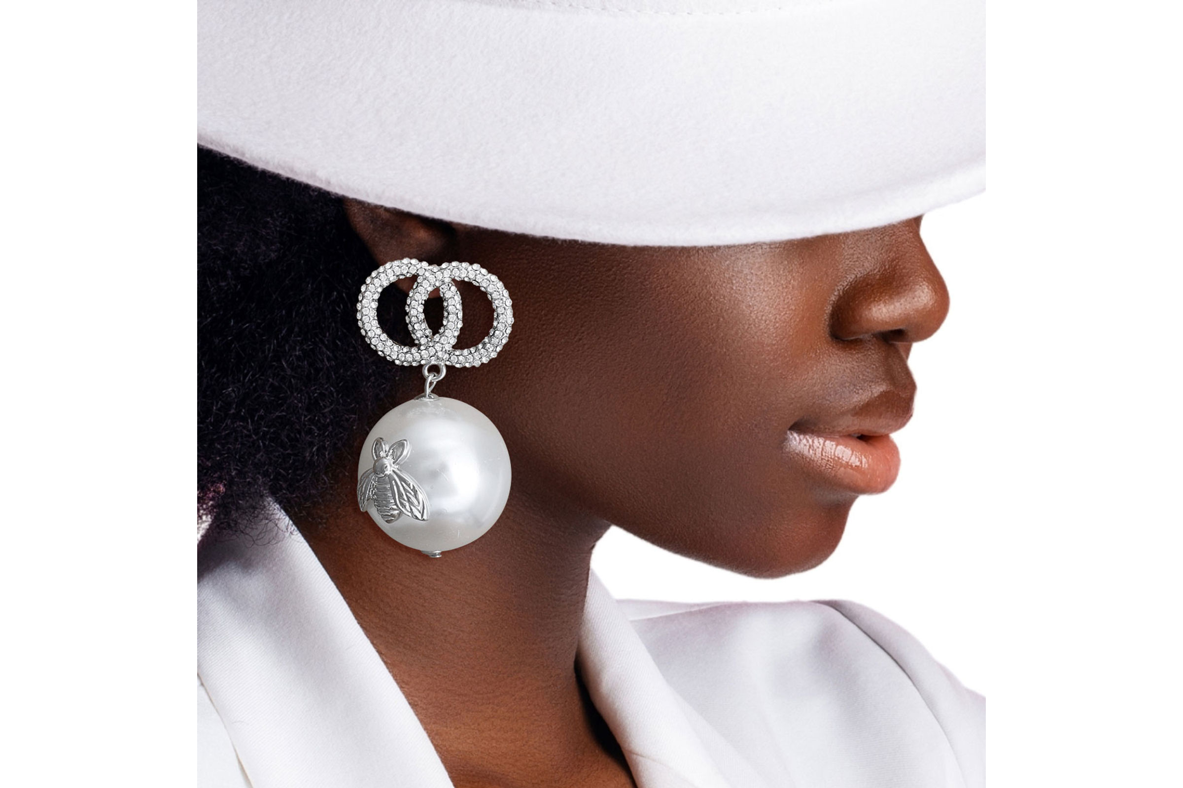 Infinity sale pearl earrings