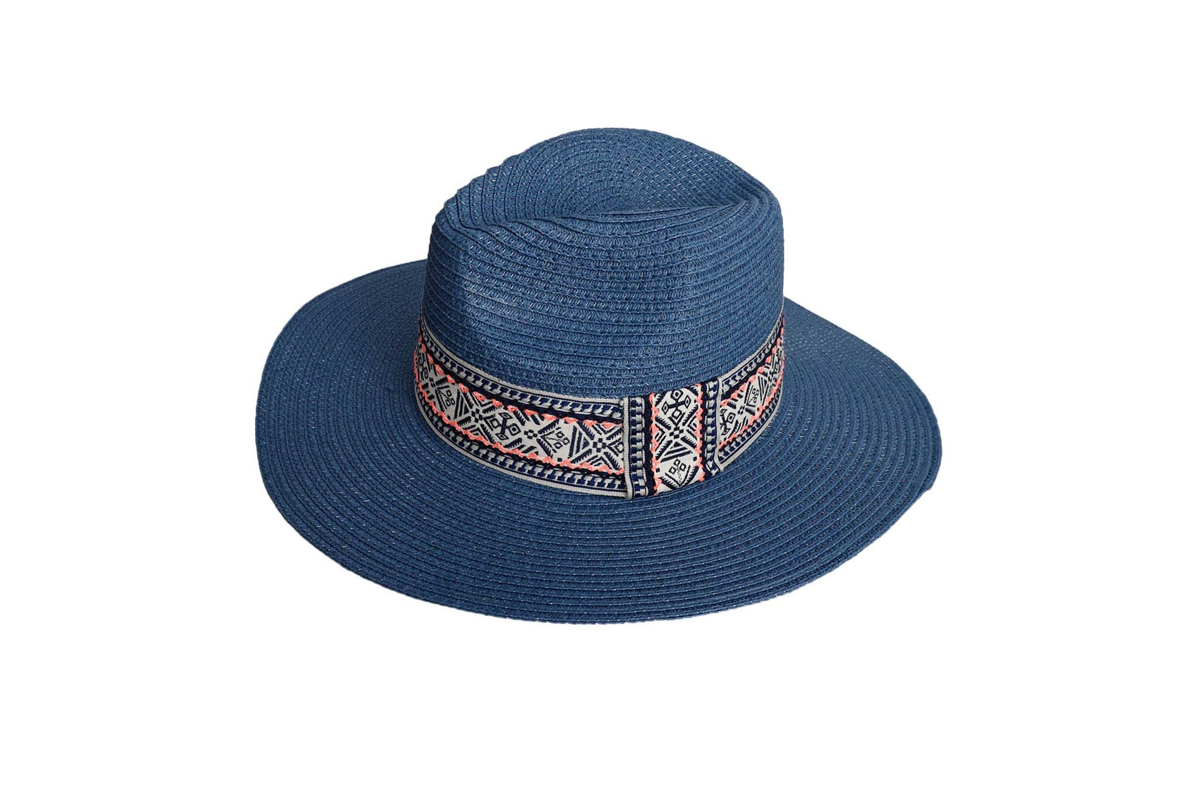 Navy blue panama hat hotsell