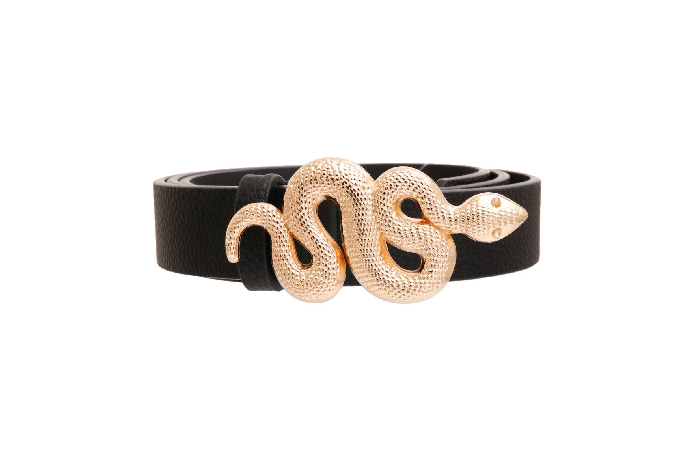 All black outlet designer belt