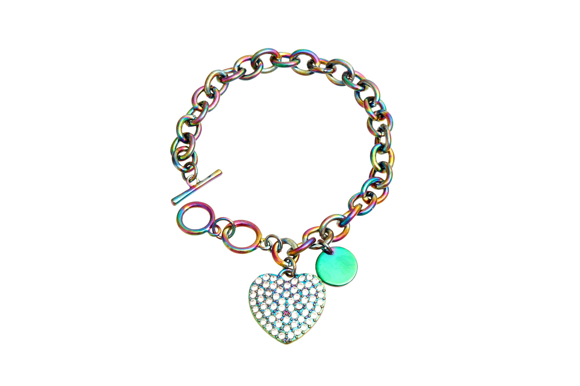 Rainbow metal bracelet store