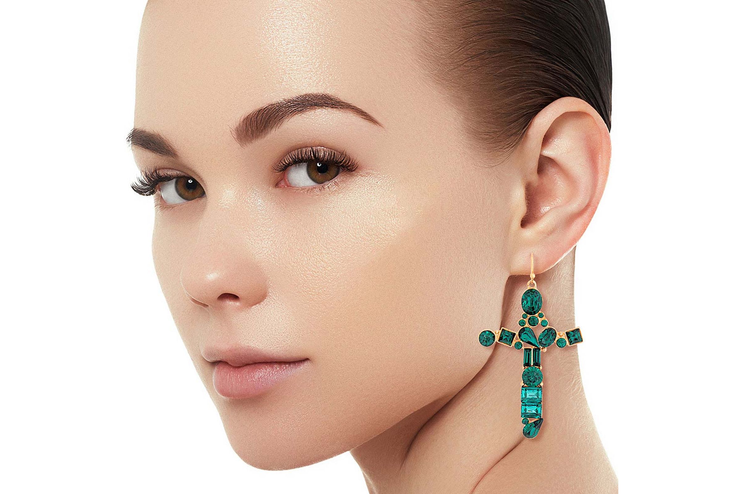 Topshop cross clearance earrings