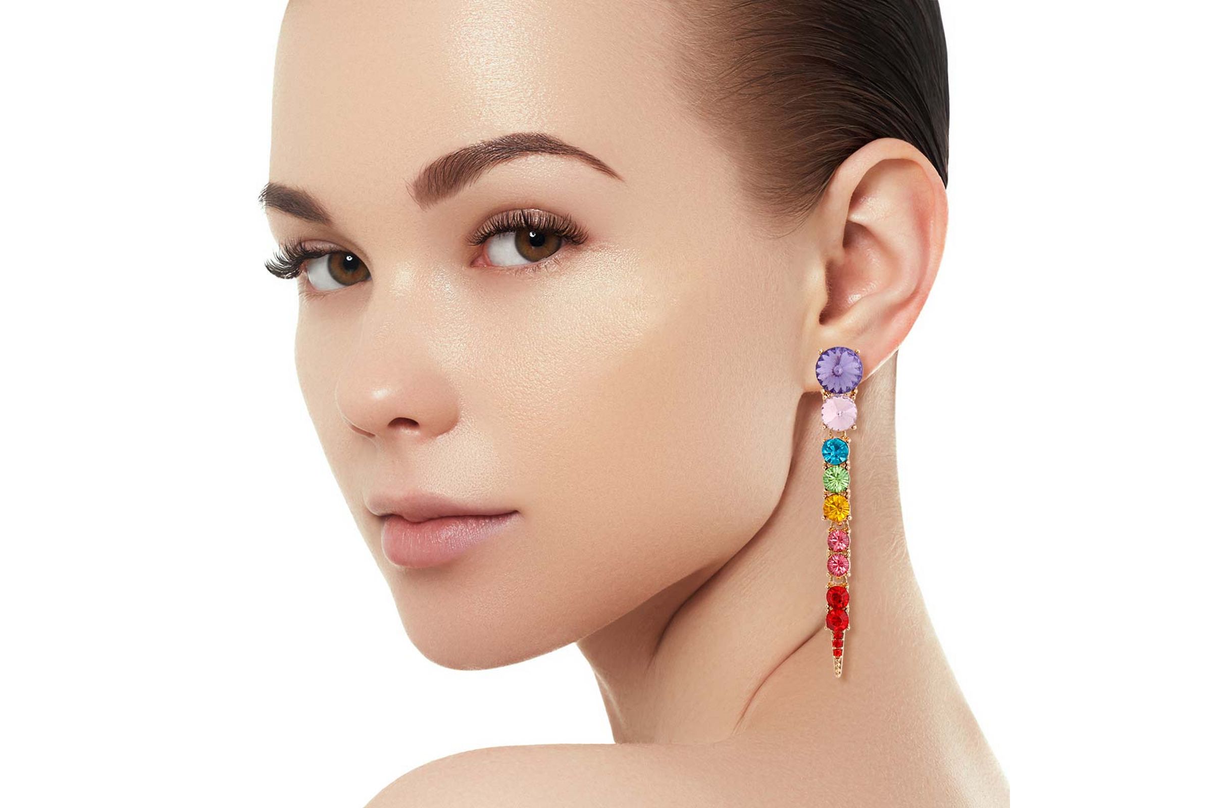 Stone cheap earrings dangle