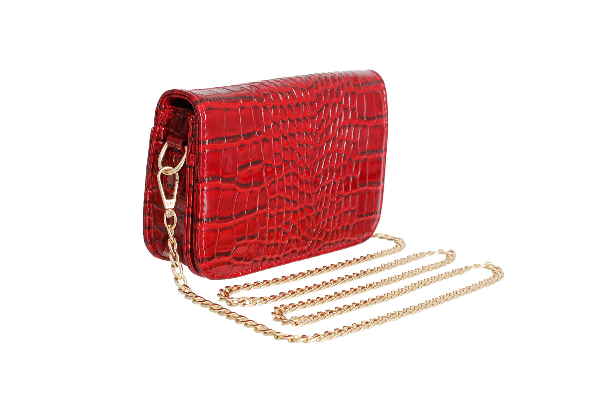 Red croc outlet crossbody bag