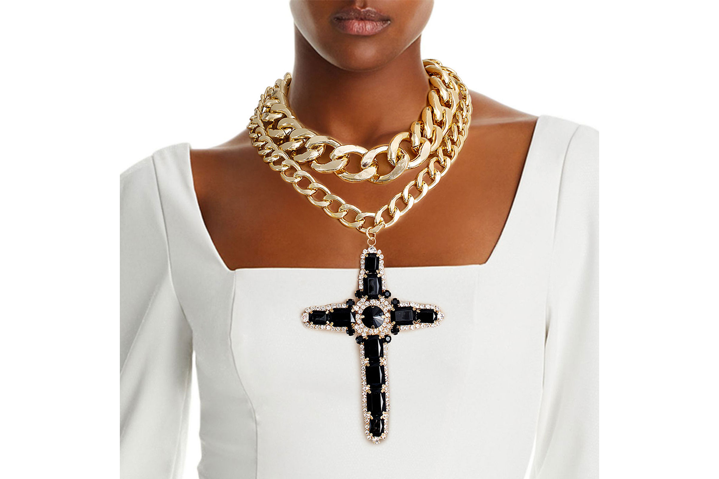 Vecalon HIPHOP Big Cross Pendant 925 Sterling Silver Diamond Diamond Cross  Necklace For Women And Men Perfect For Parties And Weddings From  Simplefashion, $18.32 | DHgate.Com
