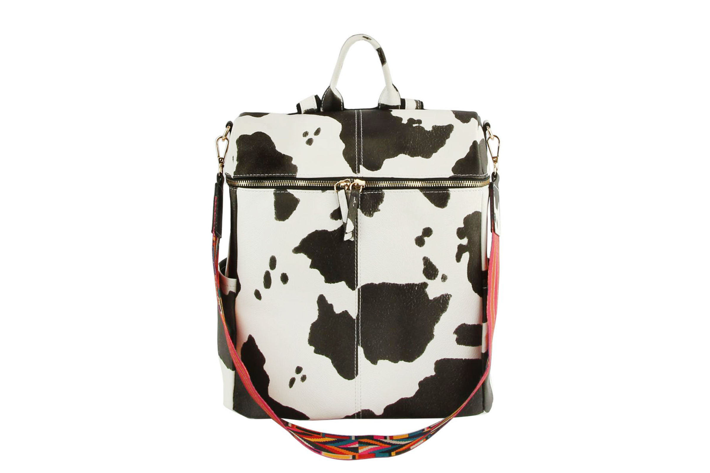 Square outlet backpack purse