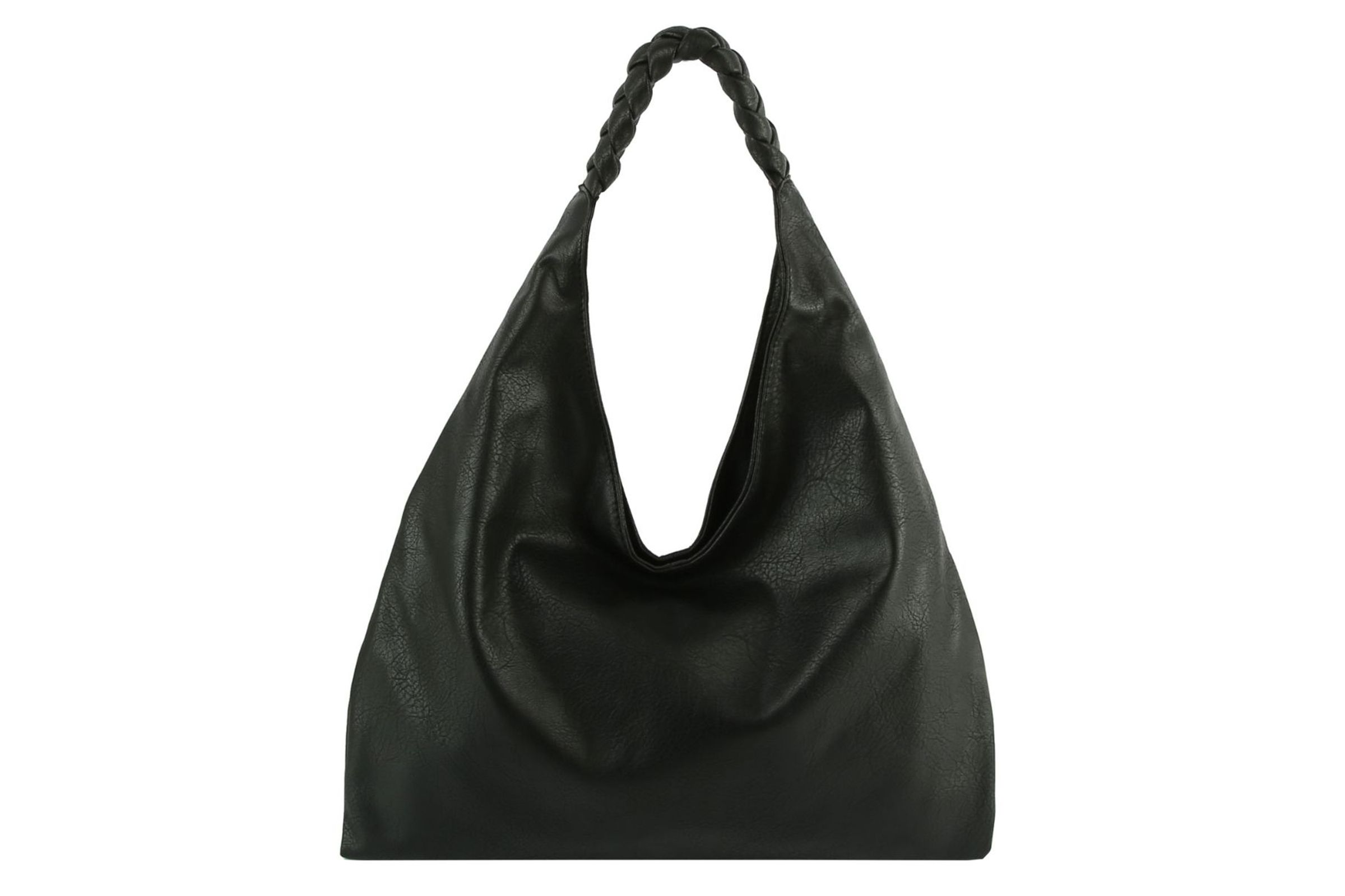 Braided zip top hobo shop