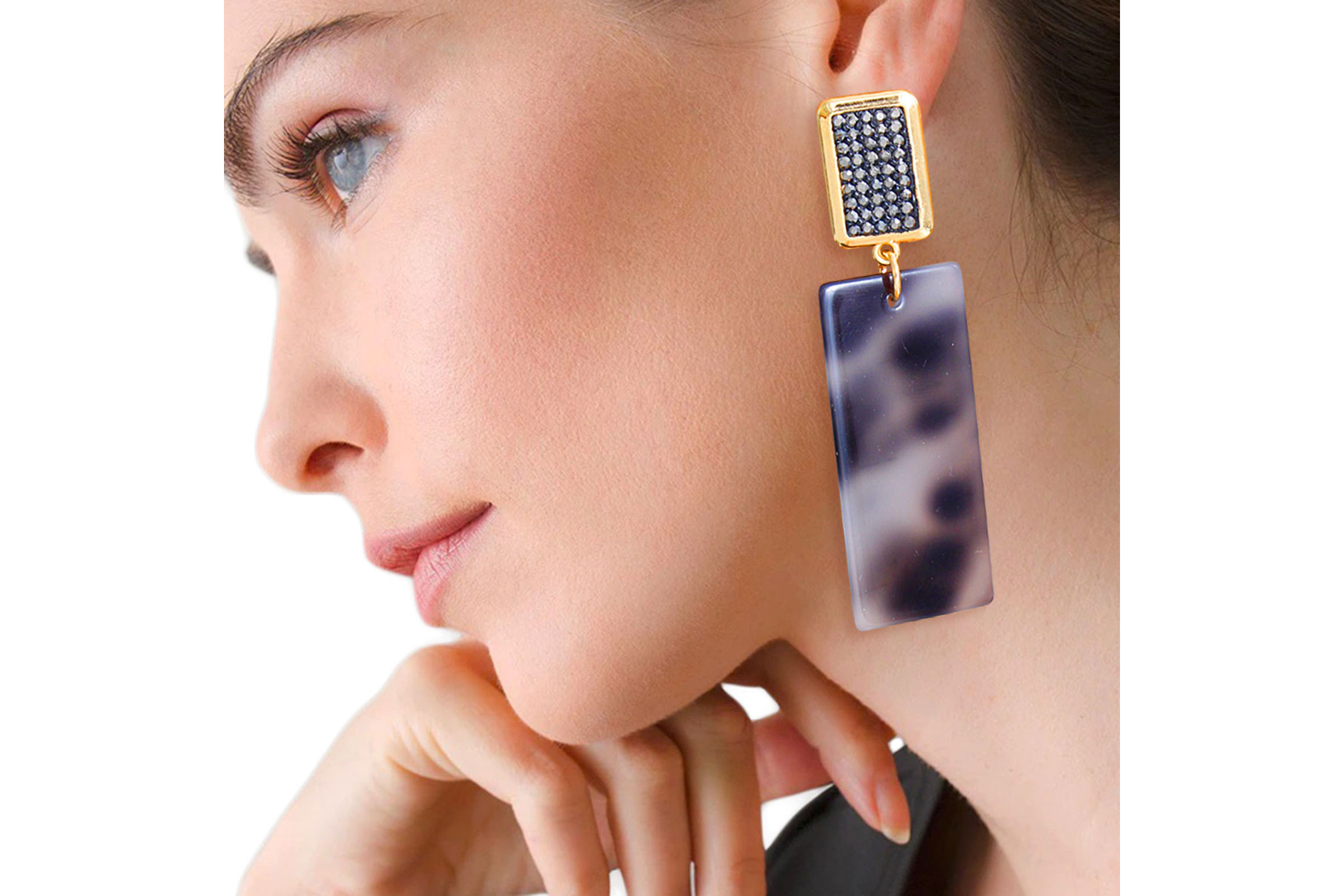 Tortoise discount shell earrings
