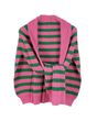 Pink Green Sweater Scarf