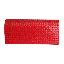Red rhinestone hotsell clutch