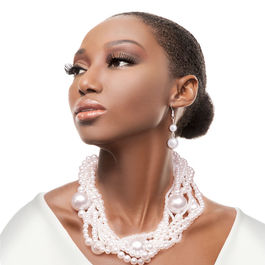 【2plan】24SS★ [MADE] Pearl Twisted Necklace Pearl Twist Necklace – Love Stylize